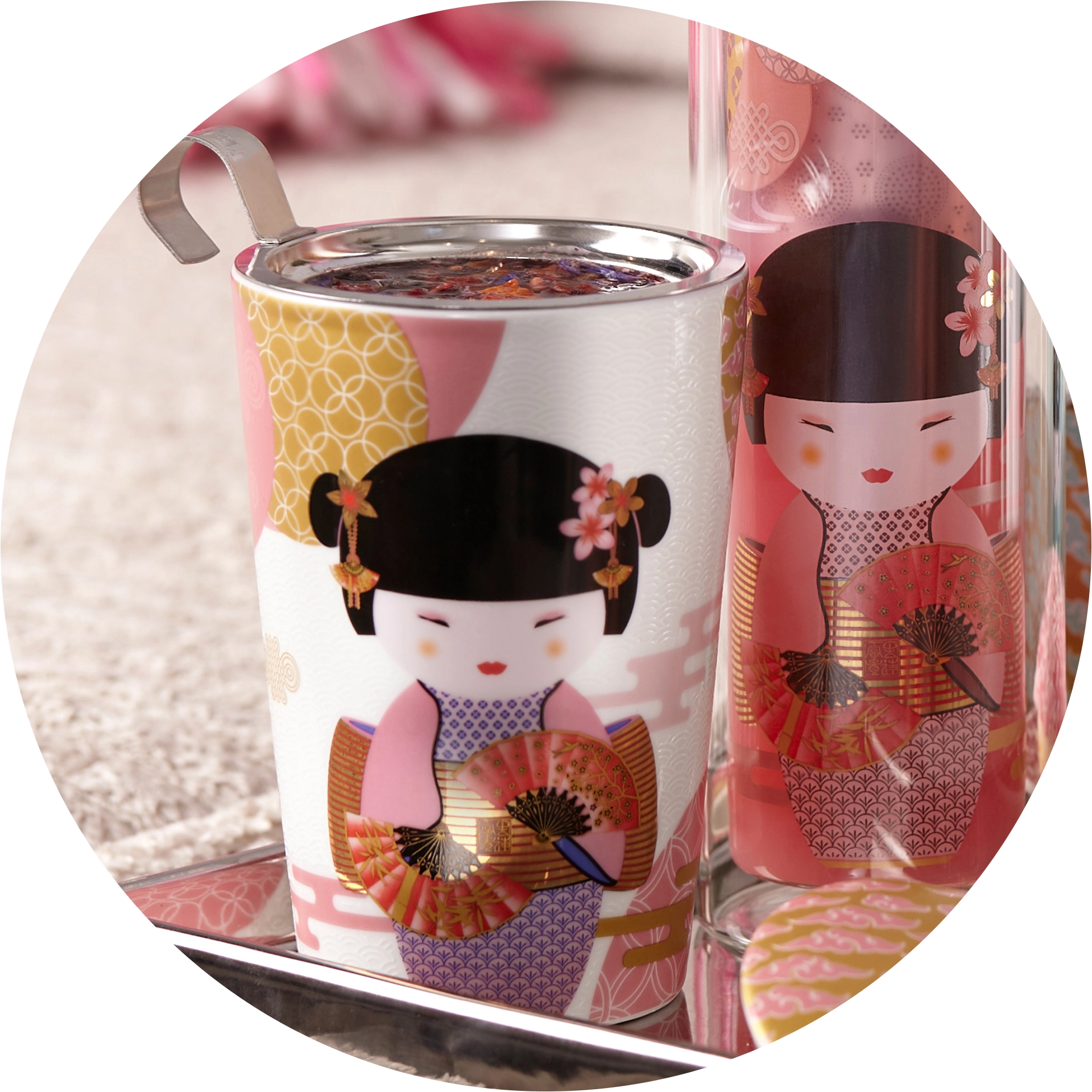 Porzellanbecher little geisha Design