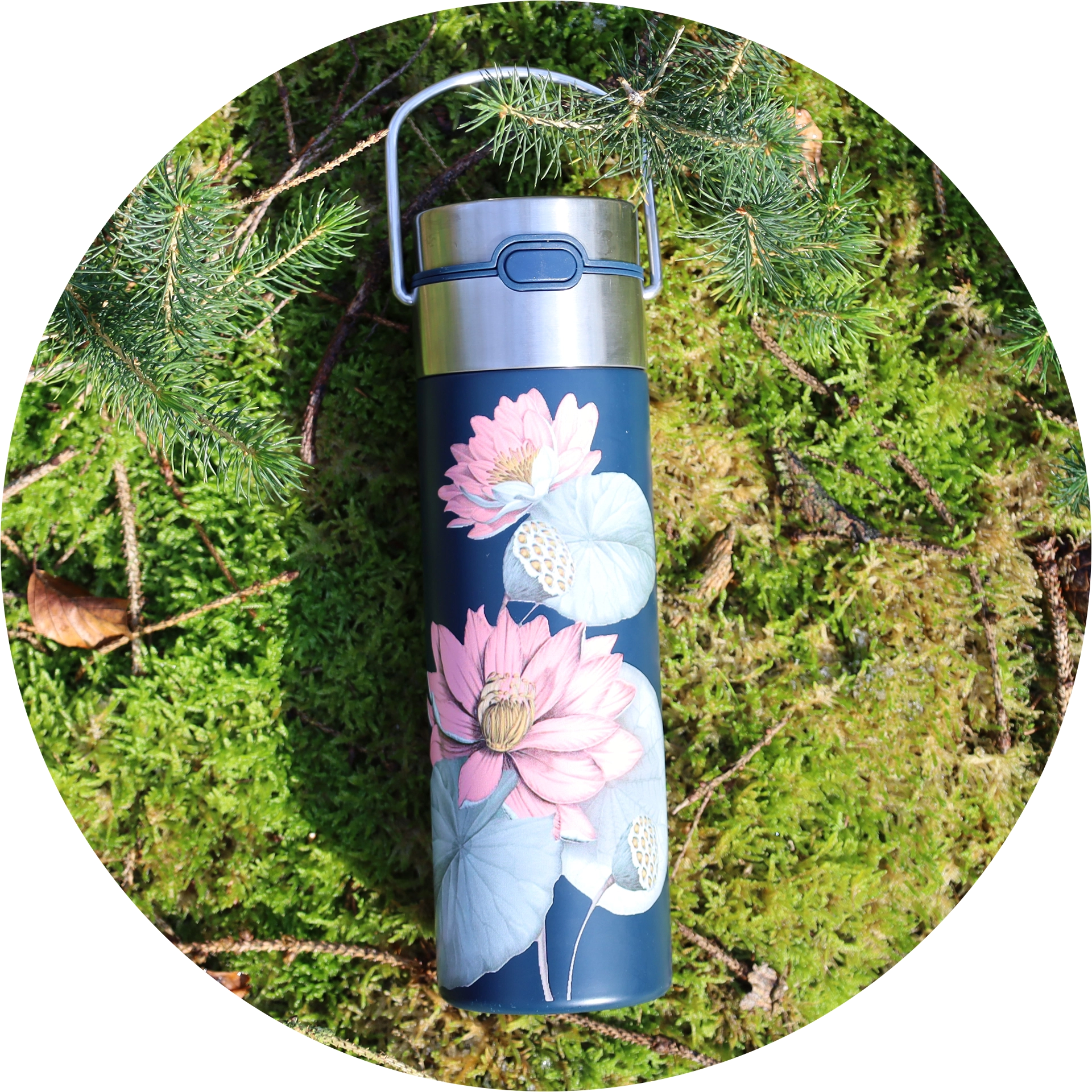 Thermoflasche Flowers Design