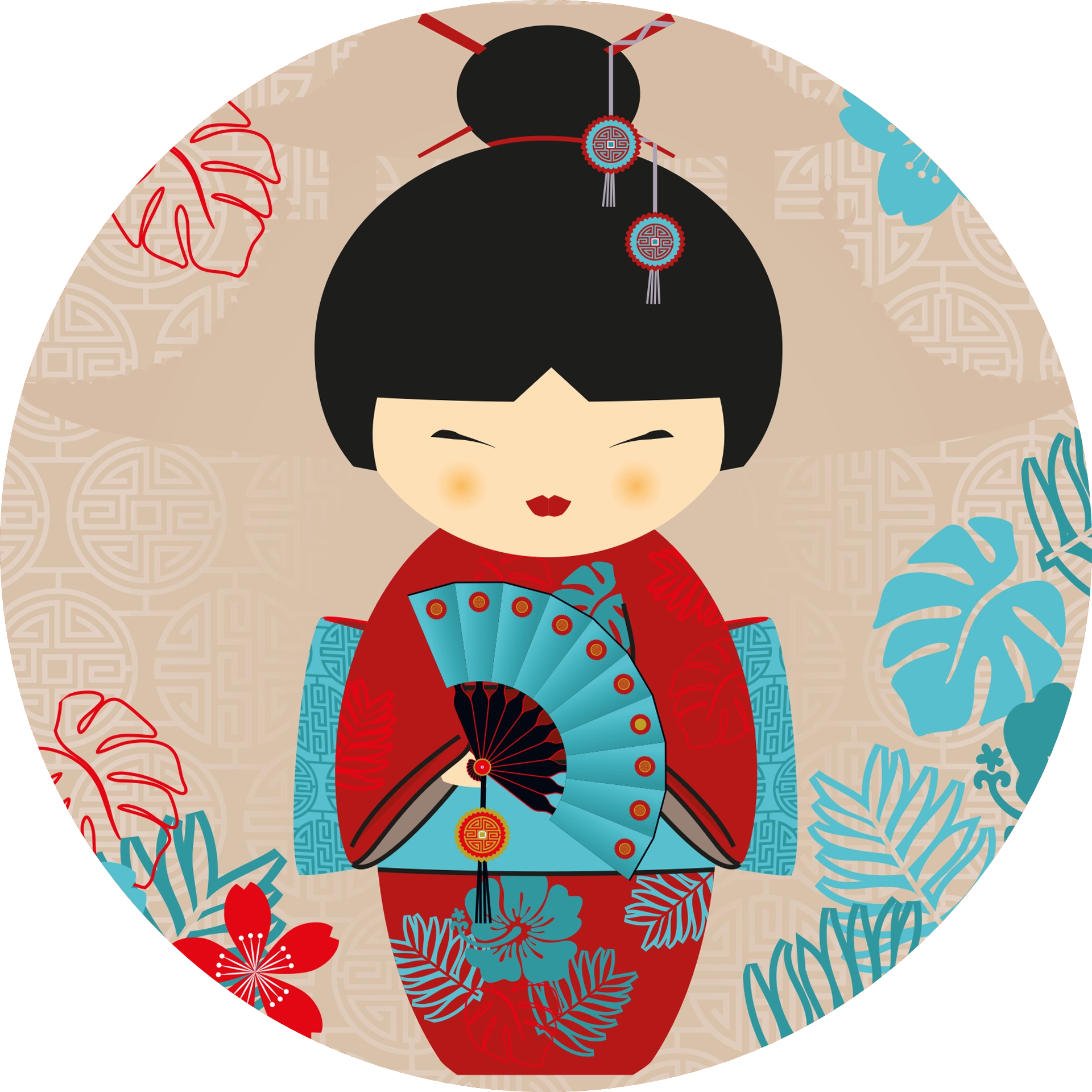 Little Geisha Red